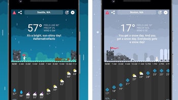 Cloudy with sass: Carrot Weather now out for Android