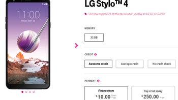 The inexpensive LG Stylo 4 phablet goes on sale at T-Mobile