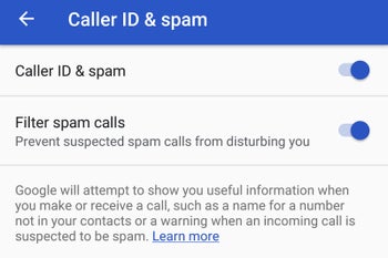 Google Phone for Android update adds filter to prevent spam calls