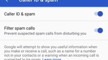 Google Phone for Android update adds filter to prevent spam calls