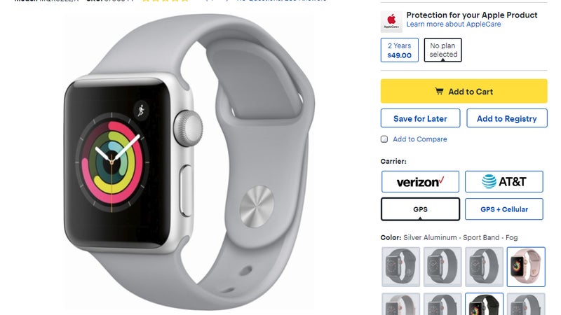 deals on apple watch series 3