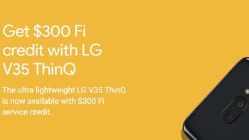 Deal: Get $300 Project Fi service credit when you buy the LG G7 ThinQ or V35 ThinQ