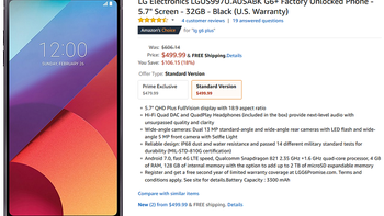 Save $300 on the unlocked U.S. version of the LG G6+, priced at $500 at Amazon, B&H
