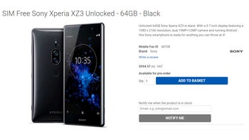 Sony Xperia XZ3 specs and price leak out — as expensive as we expected