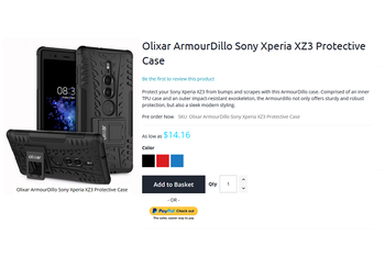 Unannounced Sony Xperia XZ3 appears in case renders