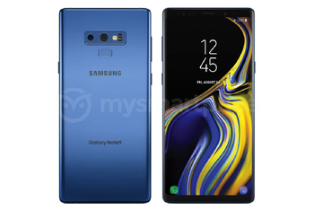 New press render reveals the Samsung Galaxy Note 9 in Deep Sea Blue
