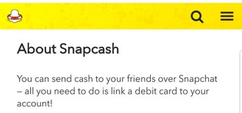 Snapchat puts an end to its money transfer venture