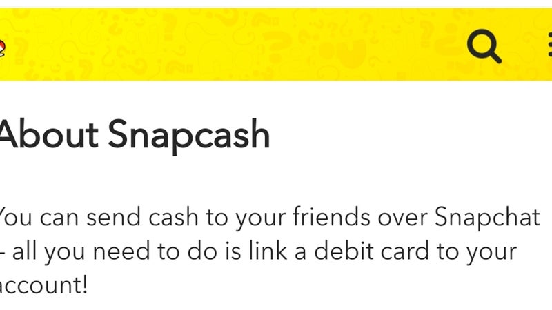 Snapchat puts an end to its money transfer venture