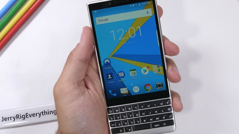BlackBerry KEY2 durability test - you can't break this