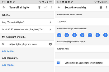 Google Home Routines can now be set to take place at scheduled times