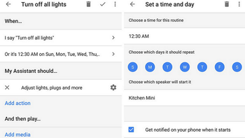 Google Home Routines can now be set to take place at scheduled times