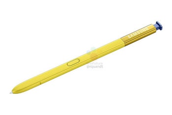 Here is a Samsung Galaxy Note 9 S Pen vs Note 8 S Pen picture