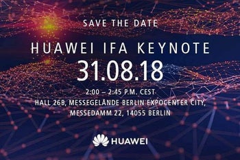 Huawei sets IFA keynote for August 31, most likely to unveil the Kirin 980 SoC