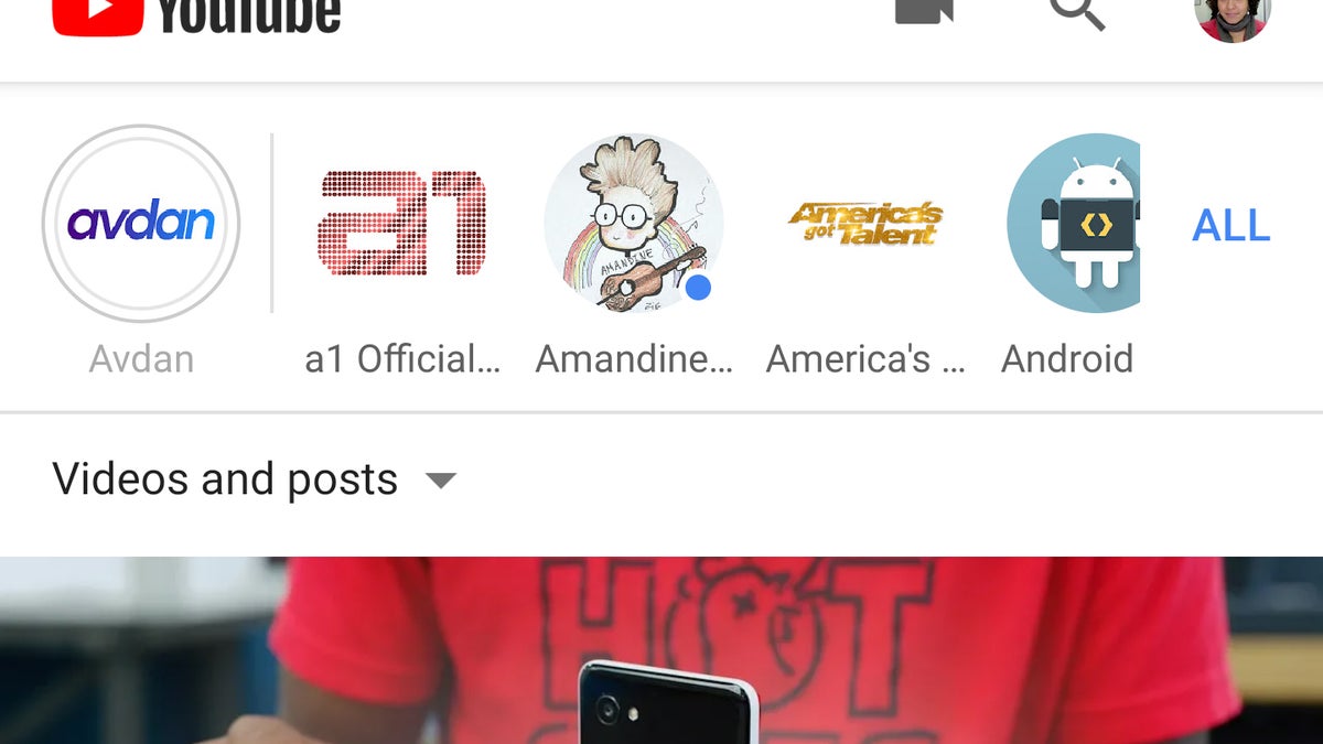 YouTube also scores Stories, just like all the cool kids in school