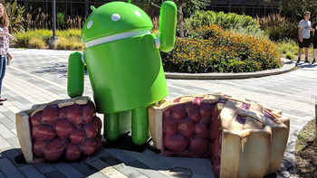 Googled unveils the Android Pie statue; check out some of the new features in Android's latest build