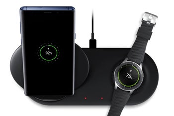 Samsung's cool new Wireless Charger Duo will charge a Galaxy phone and a watch at the same time