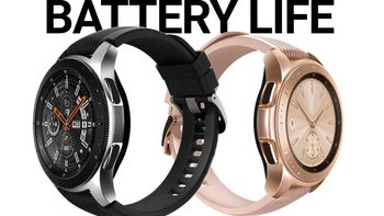 The bigger Galaxy Watch has nearly 40% longer battery life than the smaller one