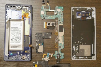 World-first Samsung Galaxy Note 9 teardown shows huge water cooling system