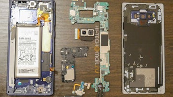 World-first Samsung Galaxy Note 9 teardown shows huge water cooling system