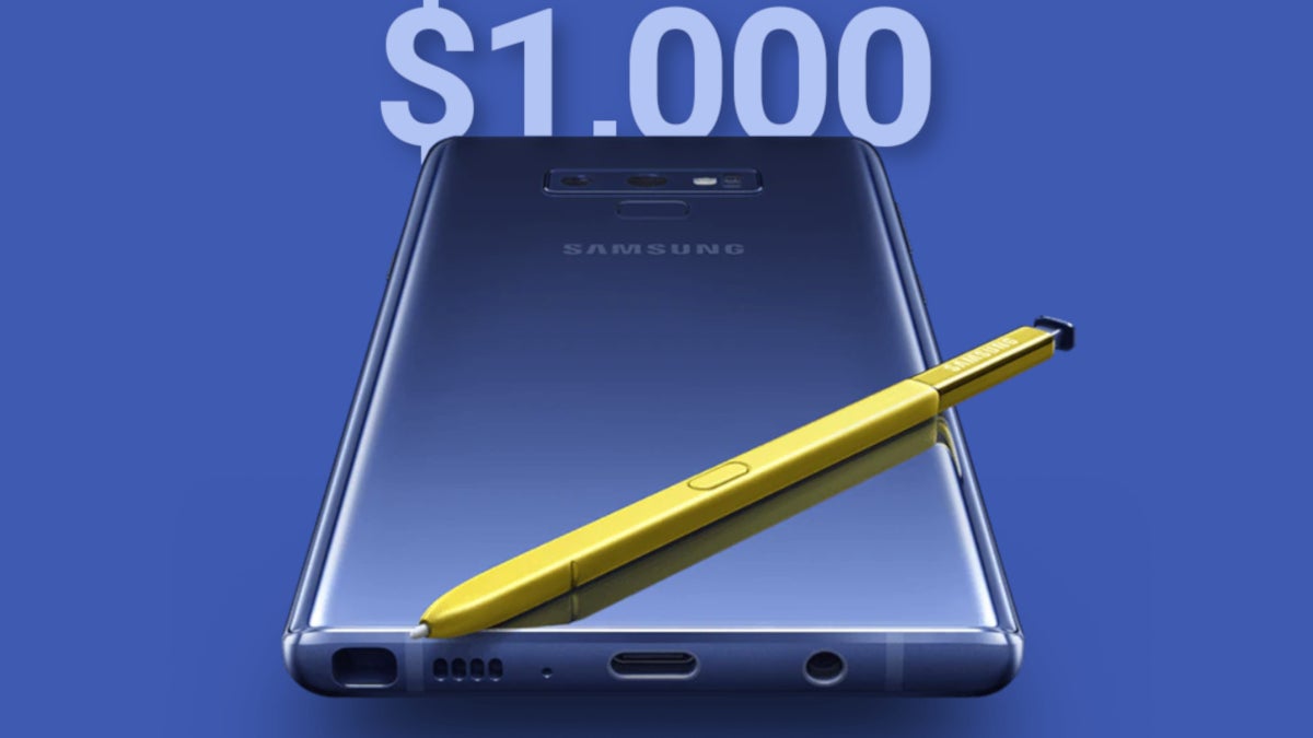 Samsung's Galaxy Note 9 is actually cheaper than the iPhone X everywhere except... in the US