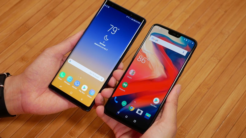 Samsung Galaxy Note 9 vs OnePlus 6: first look