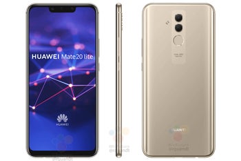 Huawei Mate 20 Lite shows its notch in first press renders