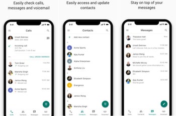 Google Voice for iPhone updated with new design, Contacts tab - PhoneArena