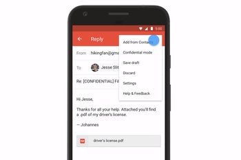 Google brings Confidential mode to Gmail for Android