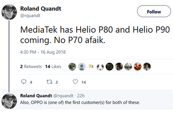 MediaTek reportedly working on Helio P80, P90 chipsets following success of P60 (UPDATE)