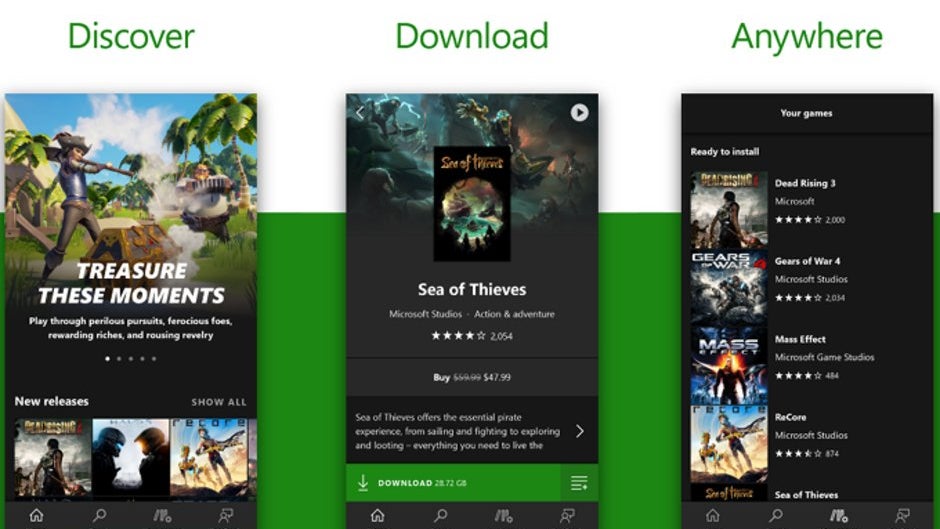 Xbox game shop pass android