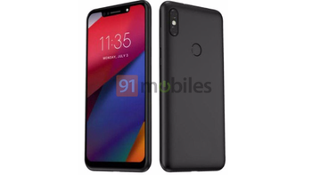 Motorola One Power official specs & features pop up alongside render