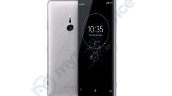 Sony Xperia XZ3 leaked press render shows off traditional display, glass-metal combo build