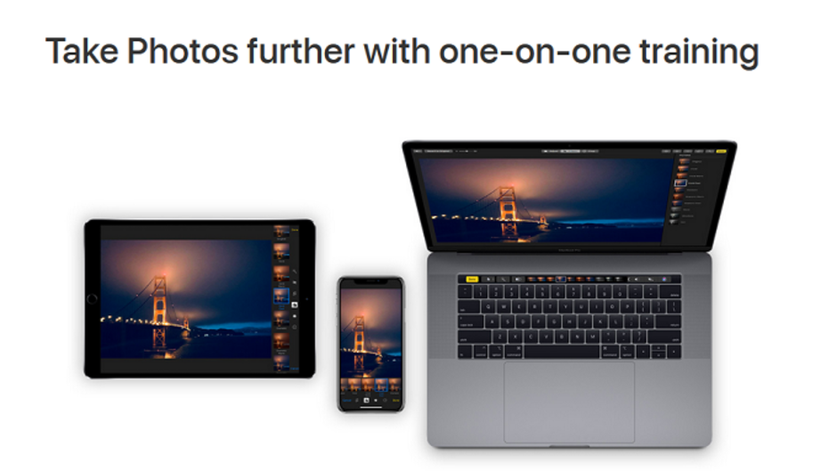 Apple will hook you up with a expert for a one-on-one session on Photos editing