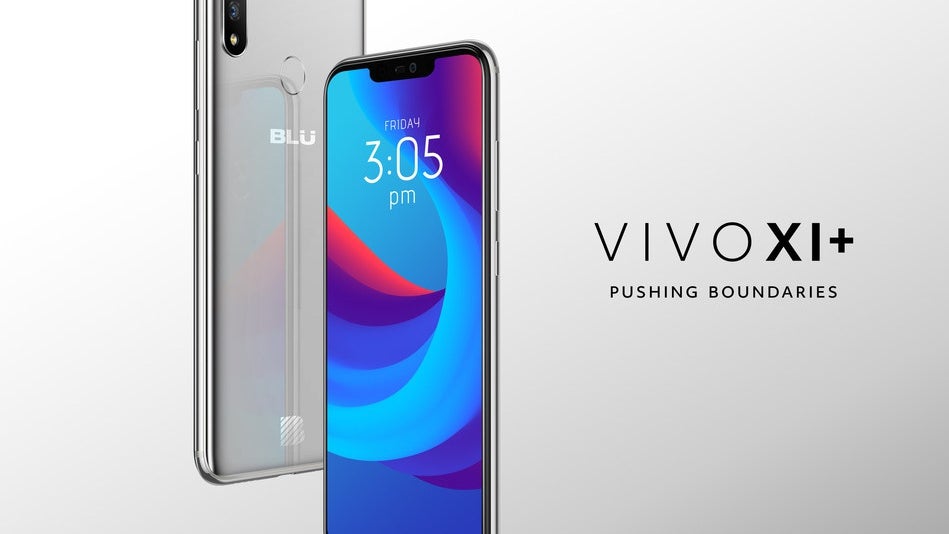 BLU Vivo XI+ goes officially official with 3D facial recognition, notch, Android Pie promise