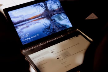 Lenovo has a new Yoga Book: a two-screen tablet hybrid with E Ink