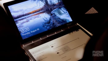 Lenovo has a new Yoga Book: a two-screen tablet hybrid with E Ink