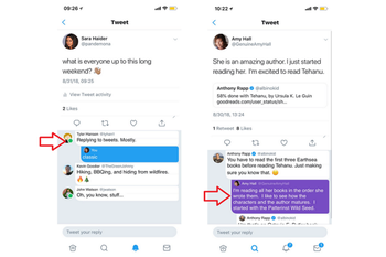 Twitter is testing threaded messages and a status indicator
