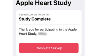 Apple Watch related heart study has ended for early participants