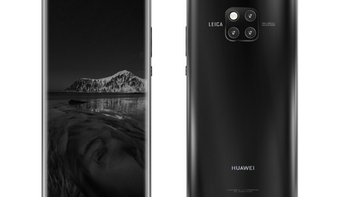 Images show Huawei Mate 20 Pro at IFA; new render reveals the phone's front side and display