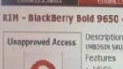 BlackBerry Bold 9650 gets spotted on Verizon's Equipment Guide