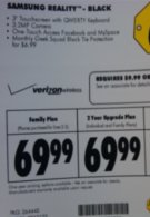 Best Buy to offer the Samsung Reality for $69.99