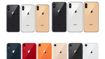 The 6.1" iPhone XR will be available in 6 color versions, here they are