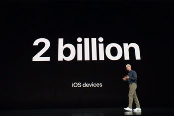 Two billion devices run iOS globally, a huge milestone