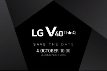 LG V40 ThinQ set to be unveiled October 4, invitation hints to triple cameras