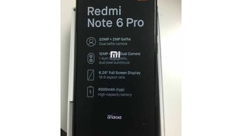 Live photo leak reveals partial specs of the Xiaomi Redmi Note 6 Pro