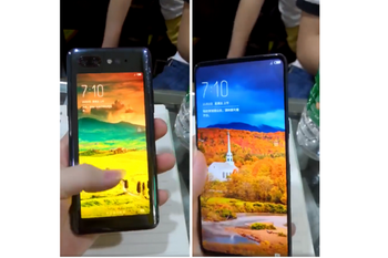 Nubia's dual-display handset surfaces with a bezel-less front screen and a useable rear display?