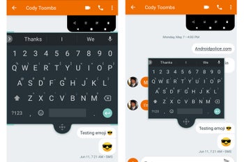 Floating mode is coming to Gboard