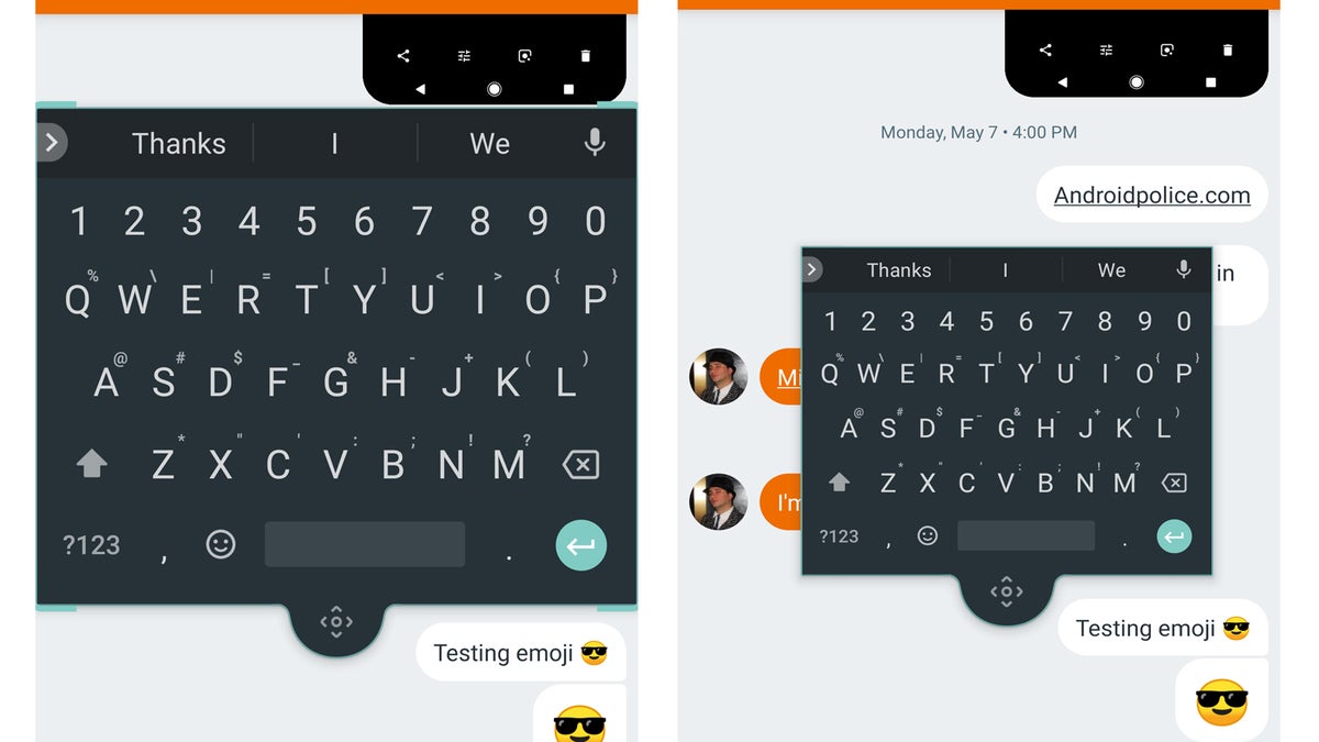 Floating mode is coming to Gboard