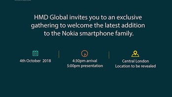 HMD Global to unveil a new Nokia smartphone on October 4