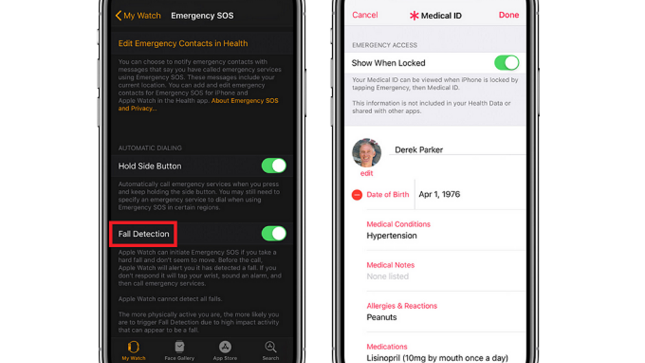 Apple Watch Series 4 Fall Detection is off by default unless you're 65 or older